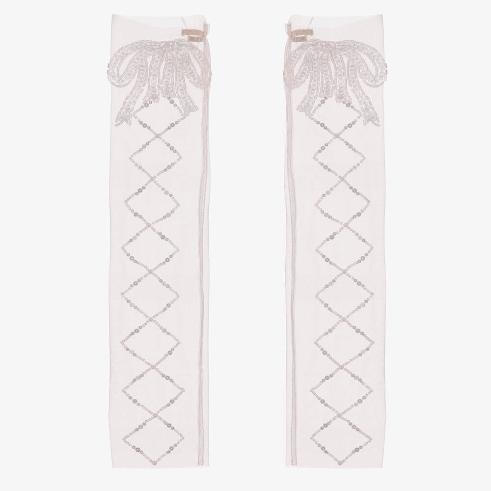 Tutu du Monde-Girls Pink Ballerina Footless Stockings | Childrensalon