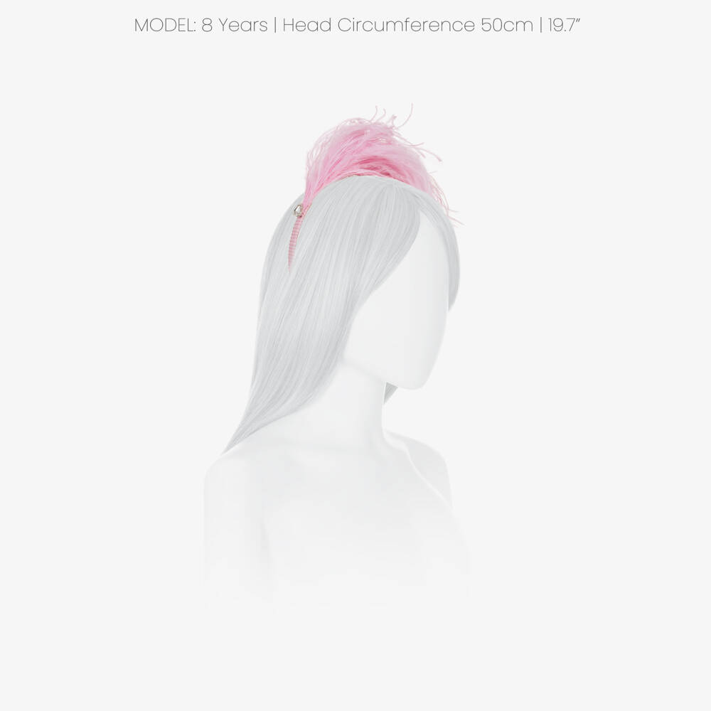 Tutu du Monde-Girls Pink Feather Hairband | Childrensalon