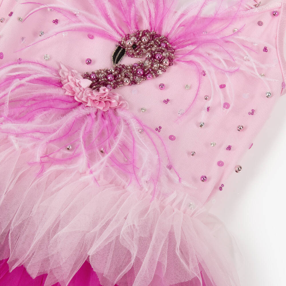 Tutu du Monde-Girls Pink Flamingo Tutu Dress | Childrensalon