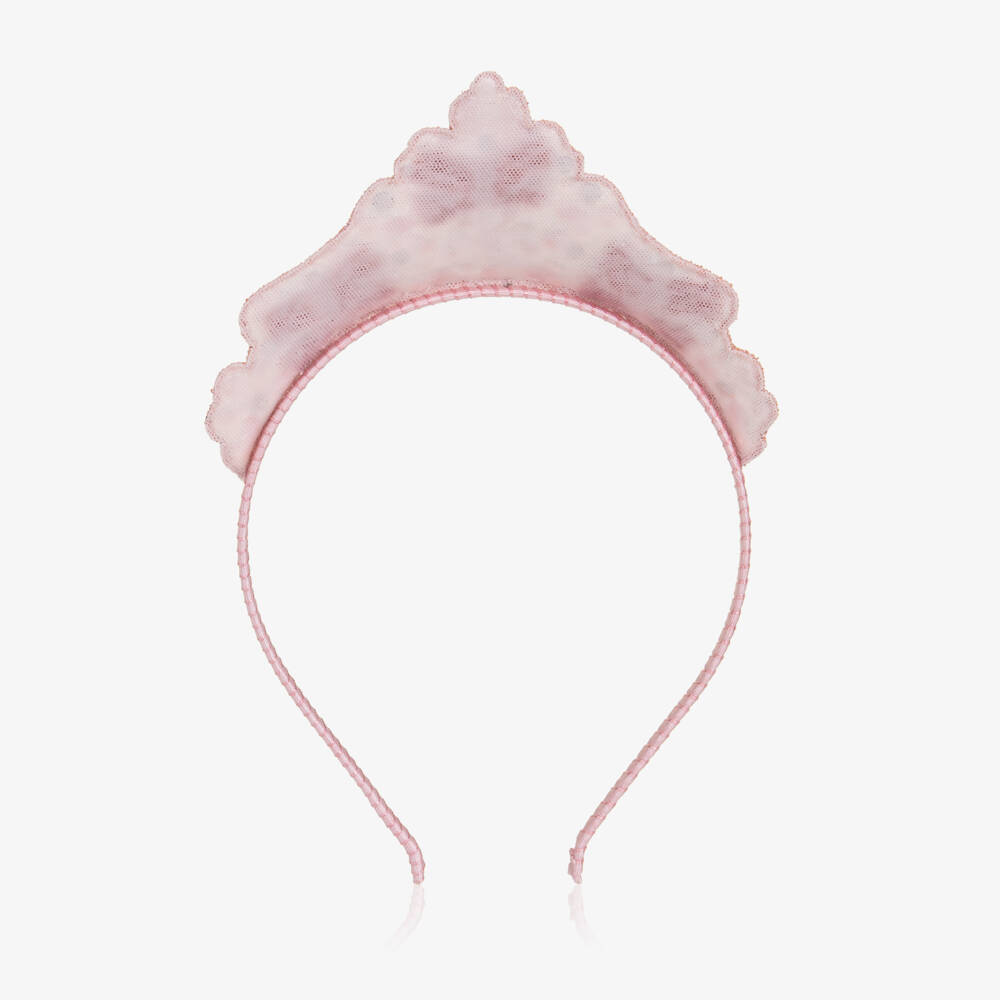 Tutu du Monde-Girls Pink Princess Marie Tiara Hairband | Childrensalon