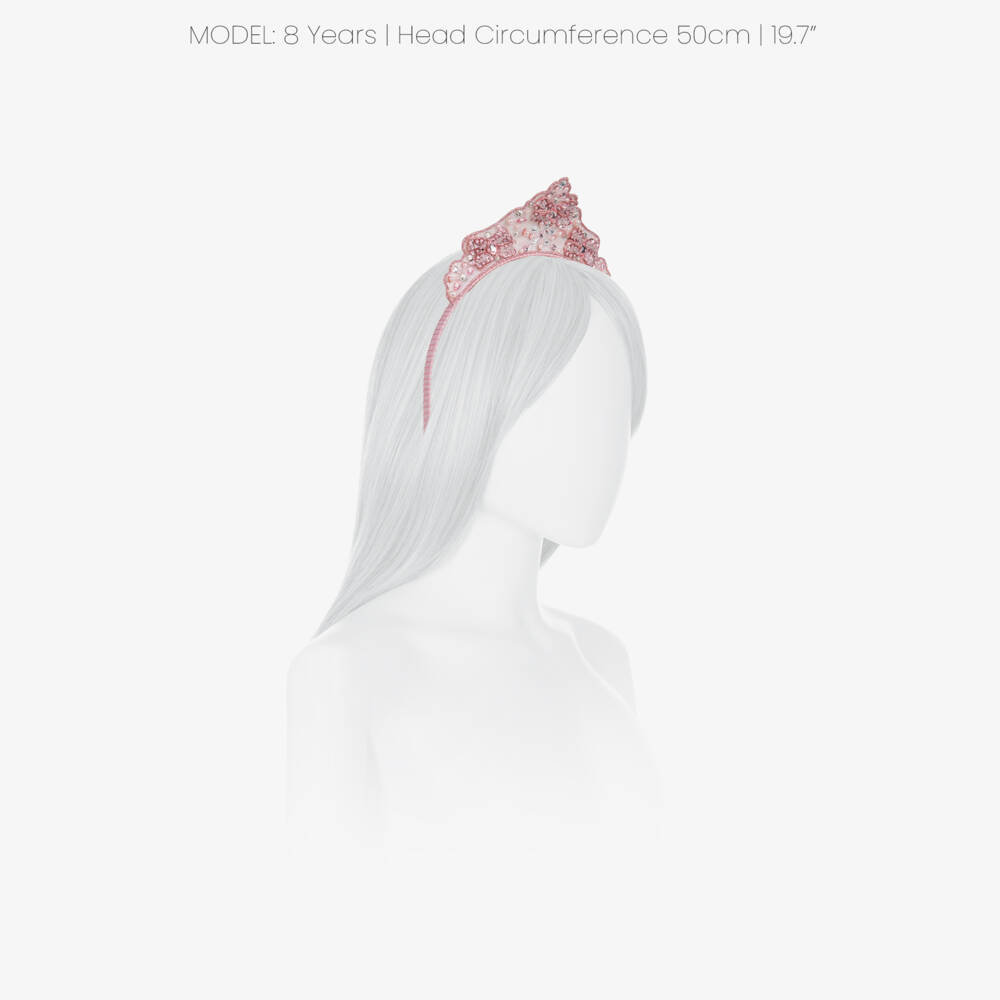 Tutu du Monde-Girls Pink Princess Marie Tiara Hairband | Childrensalon