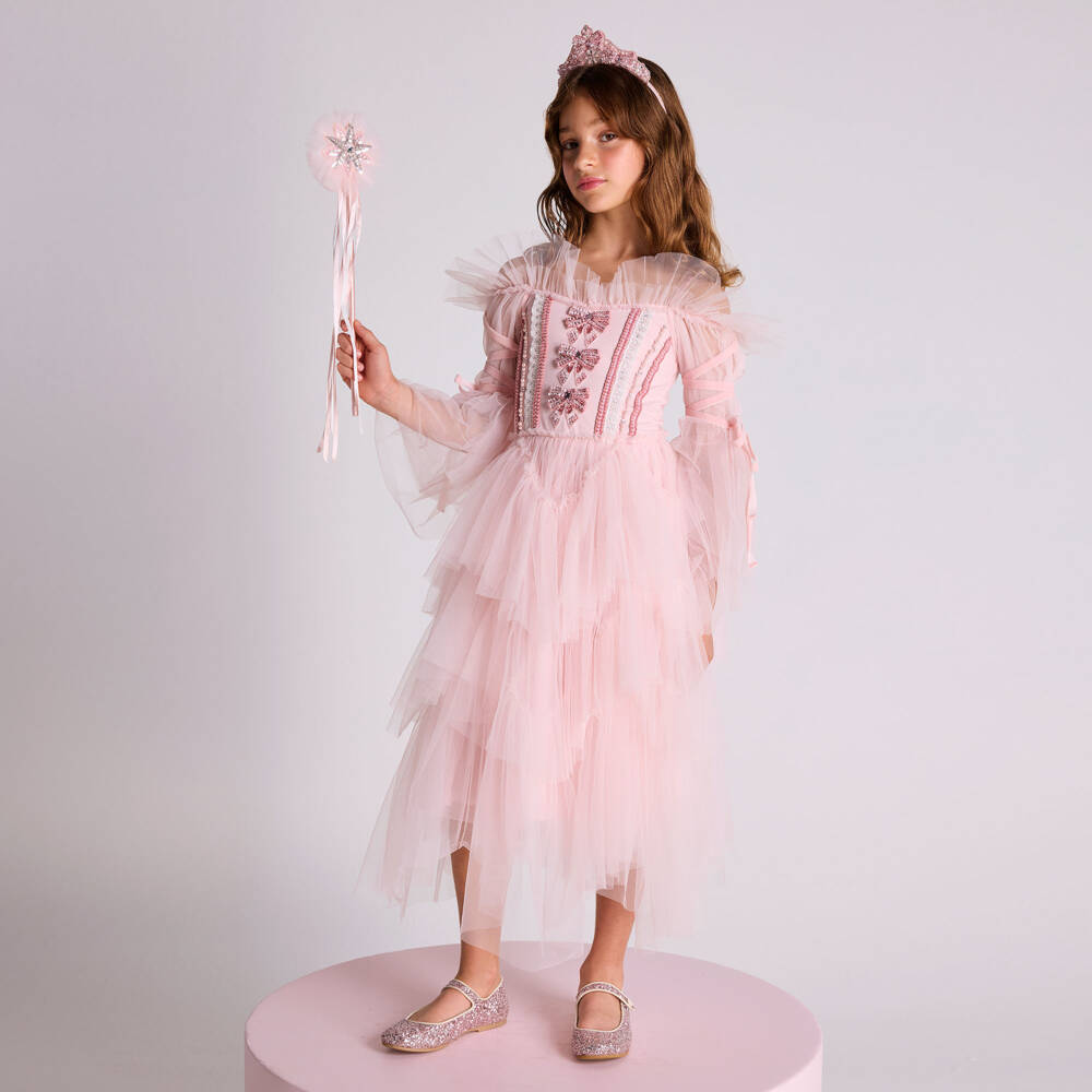 Tutu du Monde-Girls Pink Princess Marie Tulle Dress | Childrensalon