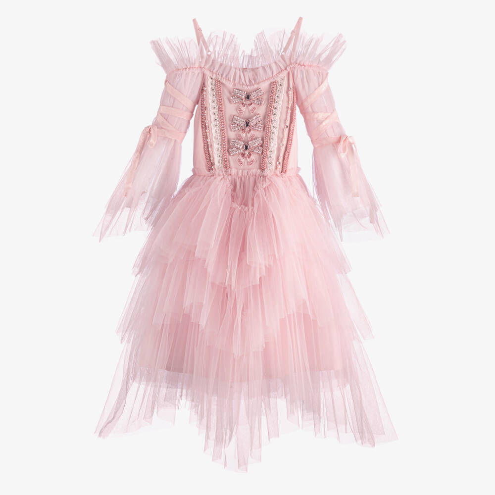 Tutu du Monde-Girls Pink Princess Marie Tulle Dress | Childrensalon