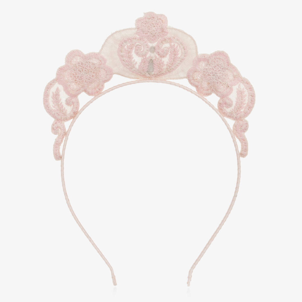 Tutu du Monde-Girls Pink Tiara Hairband | Childrensalon