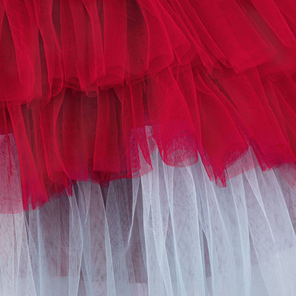 Tutu du Monde-فستان للحفلات التنكرية بشخصية راعية البقر لون أحمر | Childrensalon