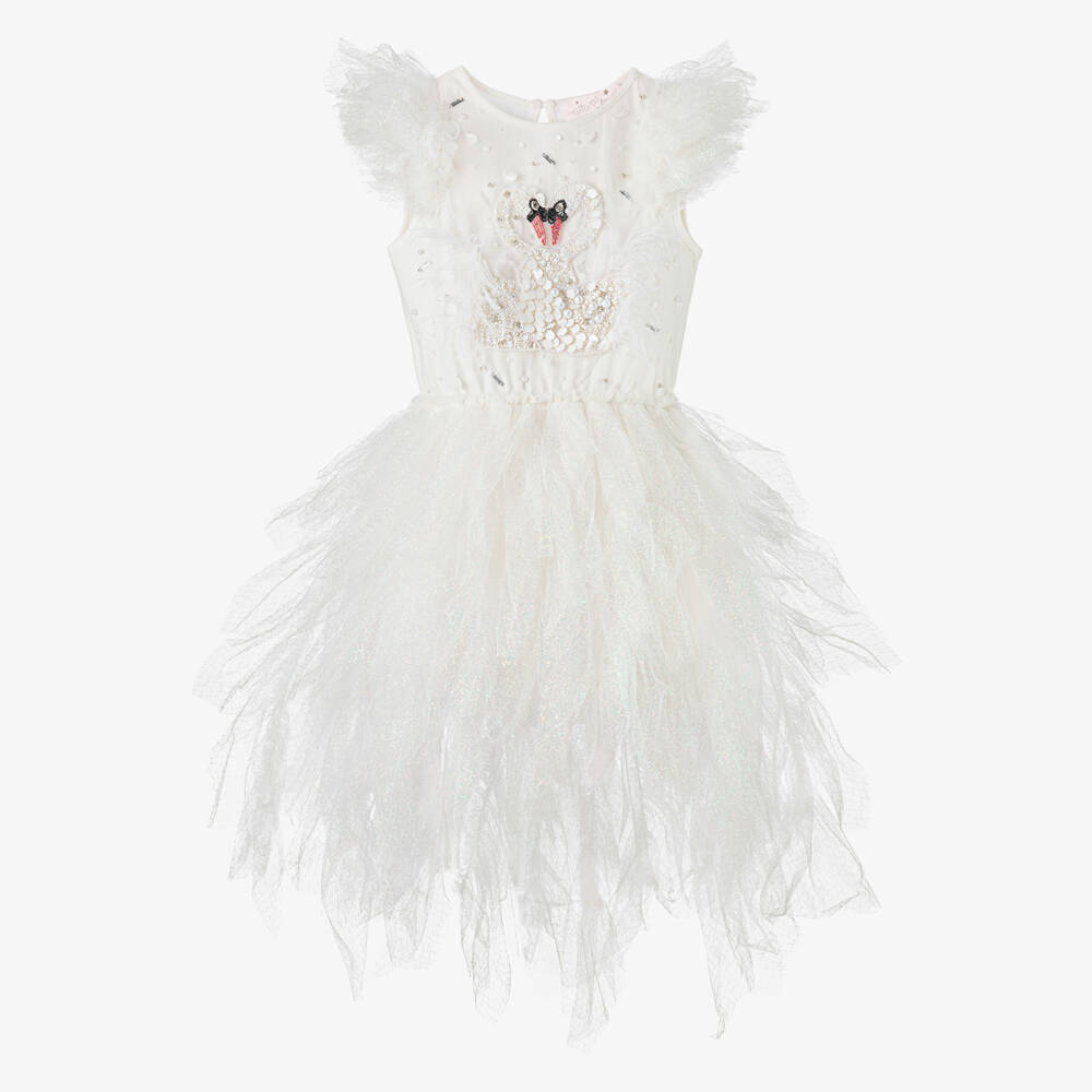 Tutu du Monde-Girls White Swan Lake Costume Dress | Childrensalon