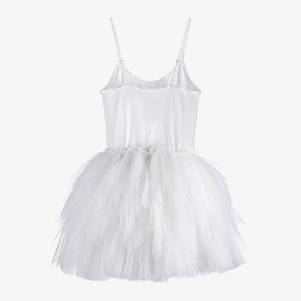 Tutu du Monde-Girls White Swan Tutu Tulle Dress | Childrensalon