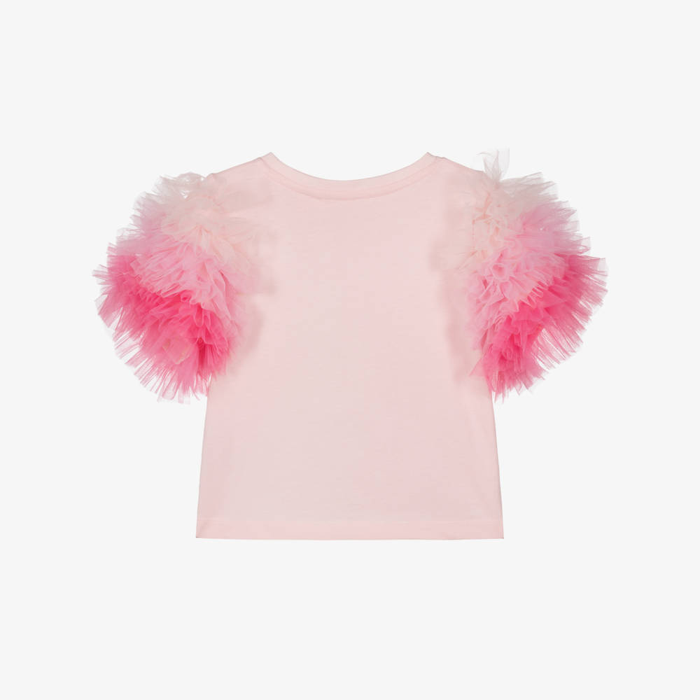 Tutu du Monde-Pink Barbie Ballet Bliss Tulle Sleeve T-Shirt | Childrensalon