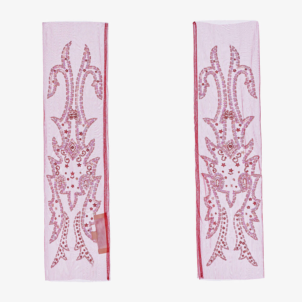 Tutu du Monde-Red Tulle Cowgirl Costume Leg Warmers | Childrensalon