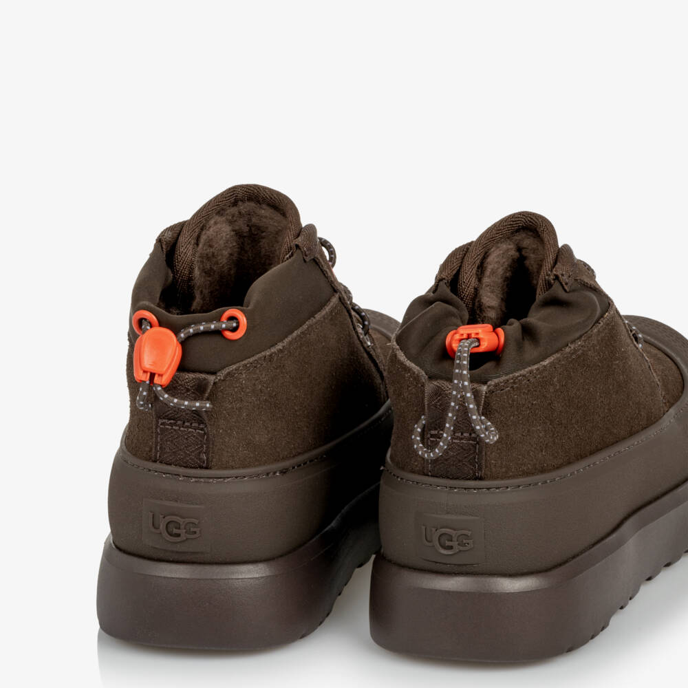 Une Fille-Boys Brown Neumel Weather Hybrid Boots | Childrensalon
