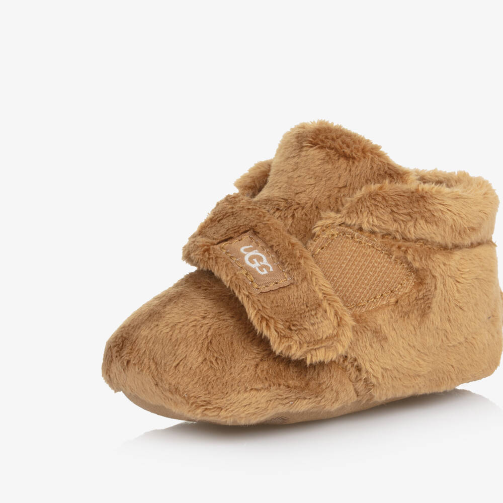 UGG Chestnut Brown Baby Pre-Walker Shoes Doudou Gift Set