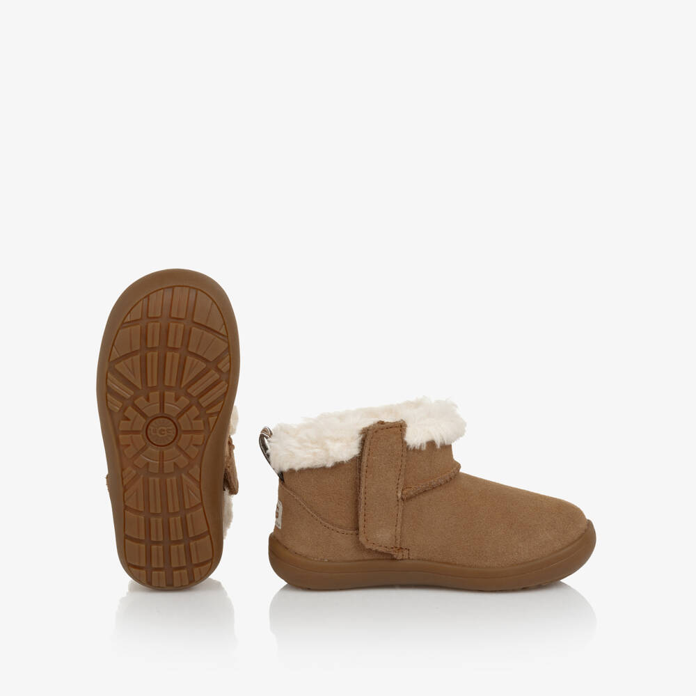 UGG-Chestnut Suede Kinsey Boots | Childrensalon