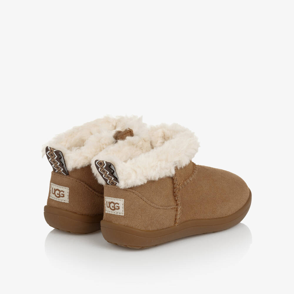 UGG-Chestnut Suede Kinsey Boots | Childrensalon