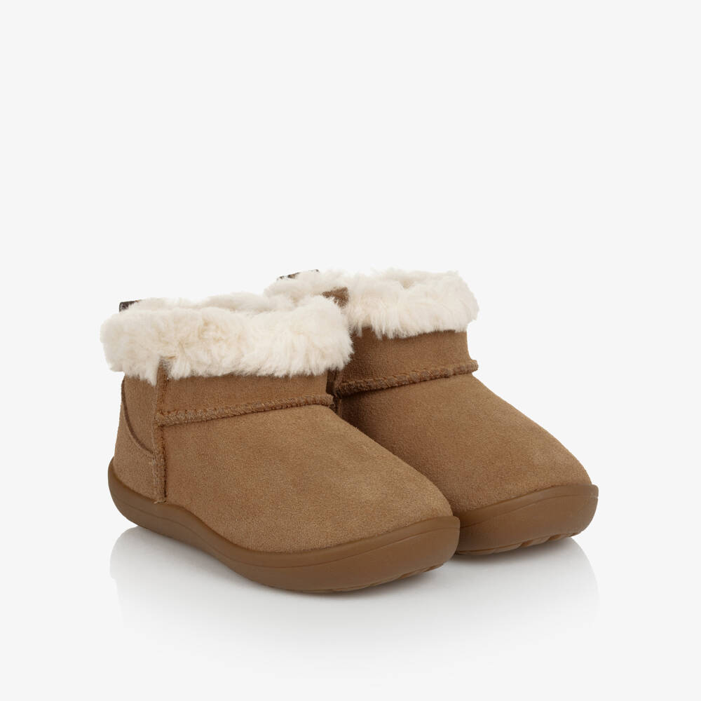 UGG-Chestnut Suede Kinsey Boots | Childrensalon