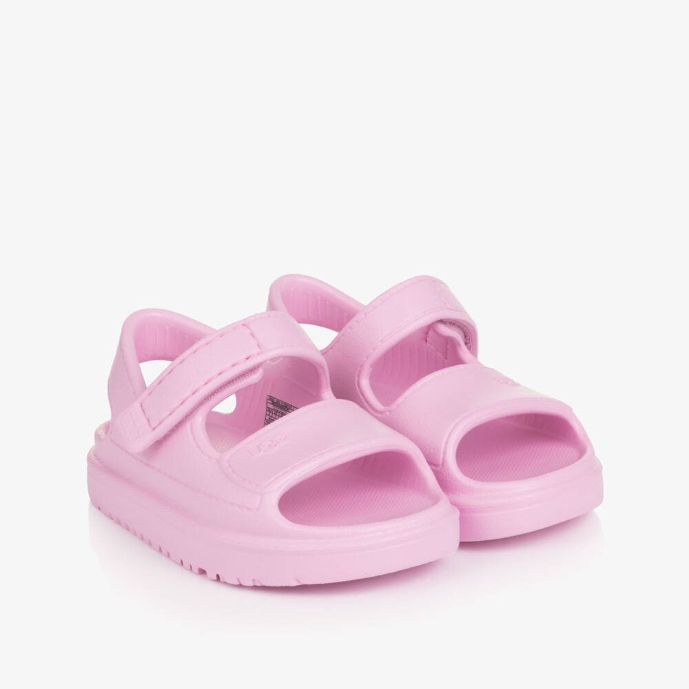 Une Fille-Chunky Pink Goldenglow Sandals | Childrensalon