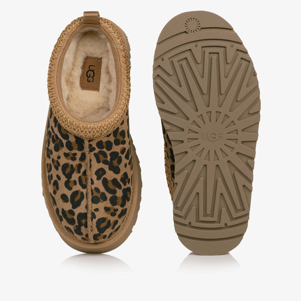 UGG-Girls Brown Tazz Spotted Boots | Childrensalon