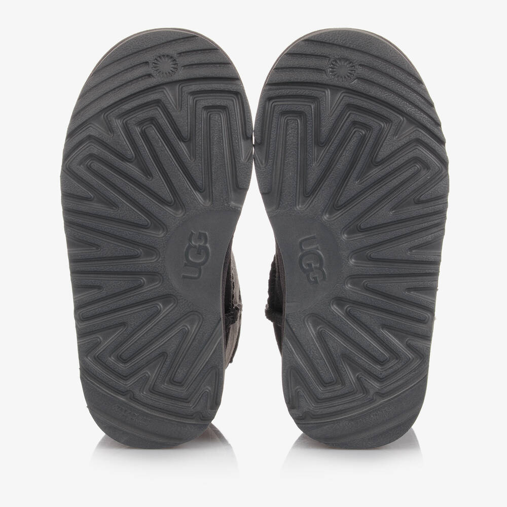 UGG-Grey Classic Suede Boots | Childrensalon