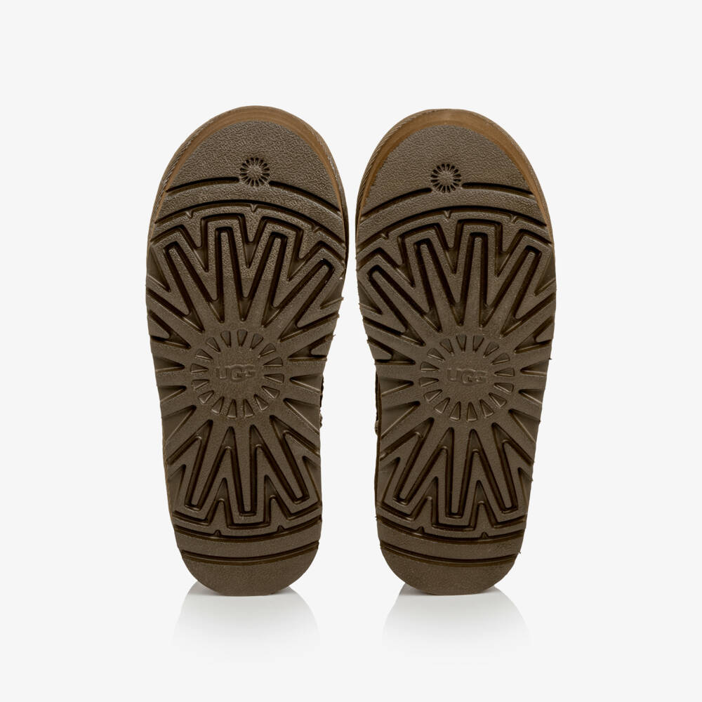 UGG-Light Bronze Ultra Mini Platform Boots | Childrensalon