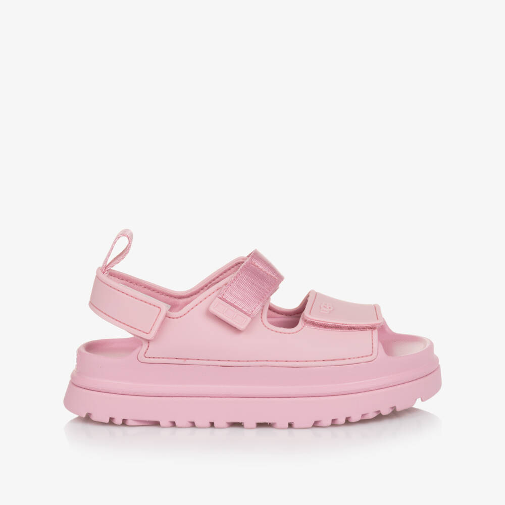 UGG-Pink Chunky Rubber Sandals | Childrensalon
