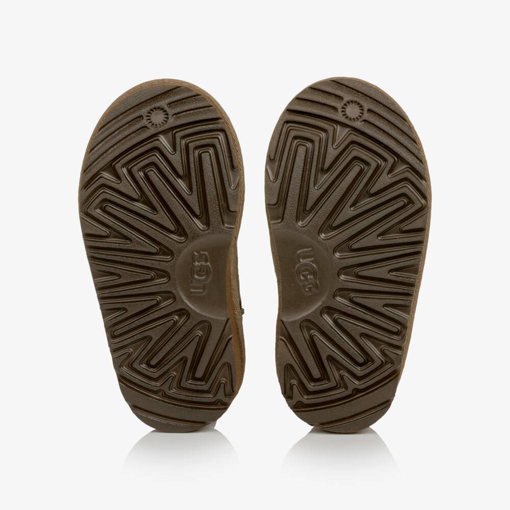 UGG-Sand Beige Ultra Stretch Cuff Boots | Childrensalon
