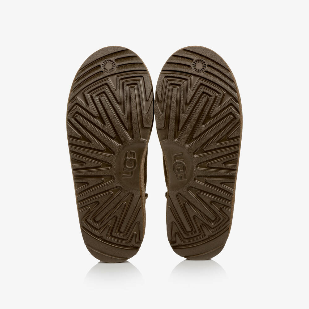 UGG-Ultra Stretch Cuff Boots in Sand Beige | Childrensalon
