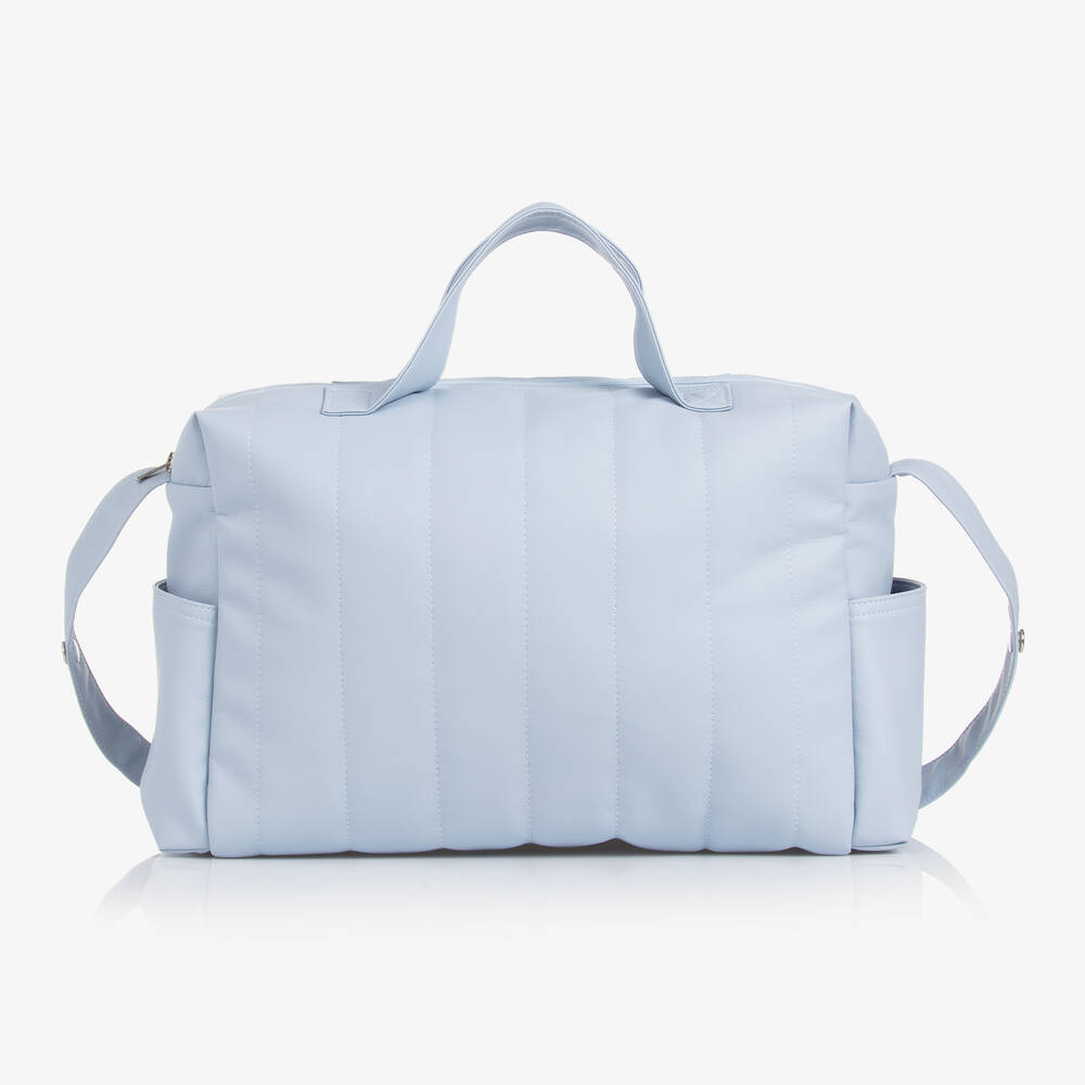 Uzturre-Голубая пеленальная сумка из искусственной кожи (43см) | Childrensalon