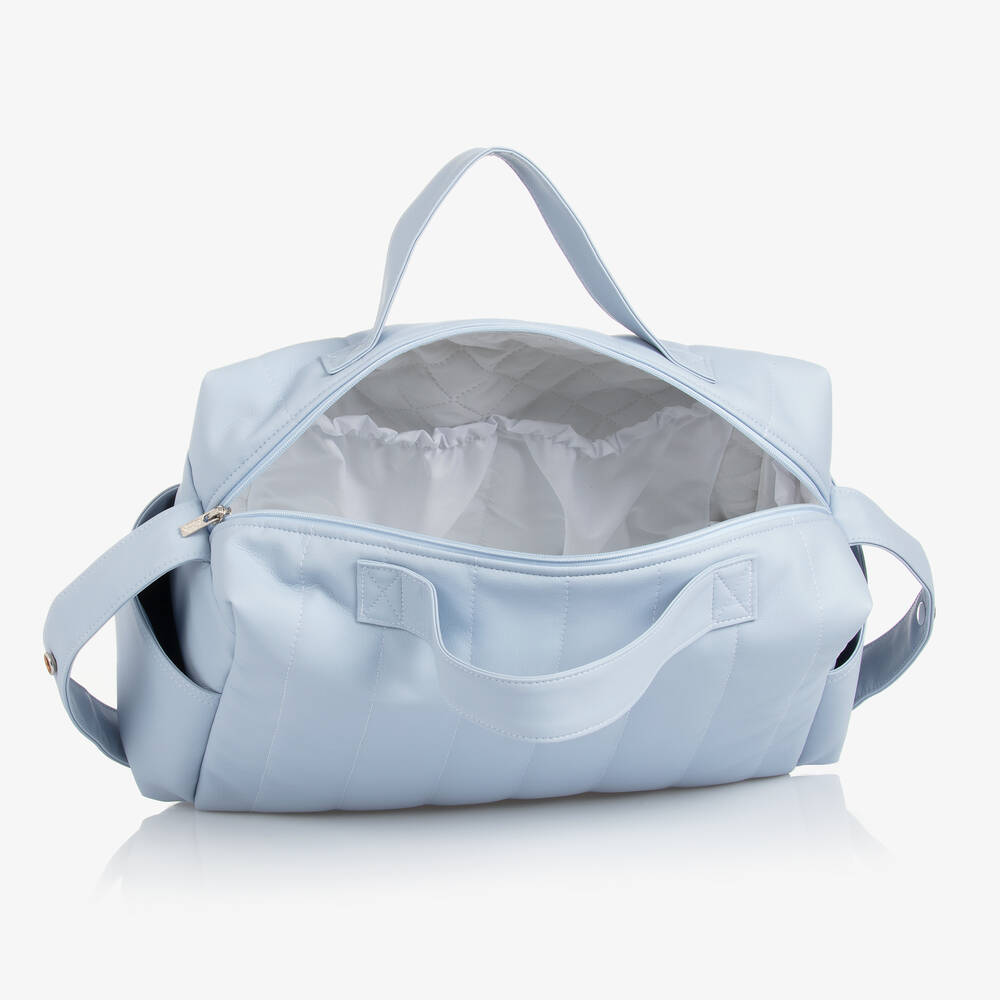 Uzturre-Голубая пеленальная сумка из искусственной кожи (43см) | Childrensalon