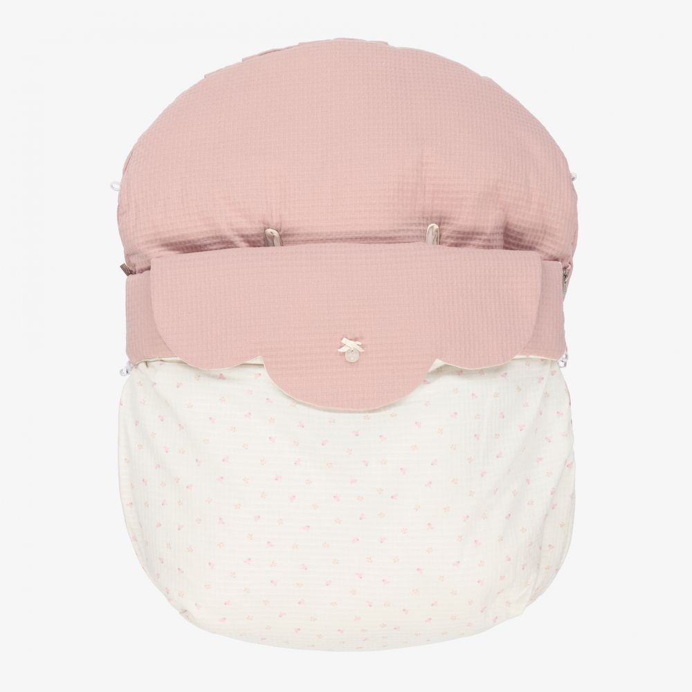 Uzturre-Pink Car Seat Baby Nest (75cm) | Childrensalon