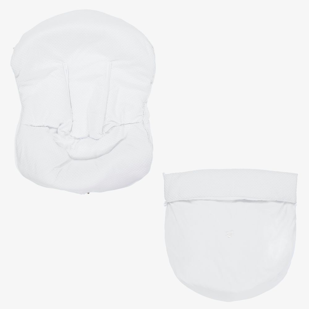 Uzturre-White Car Seat Baby Nest (75cm) | Childrensalon