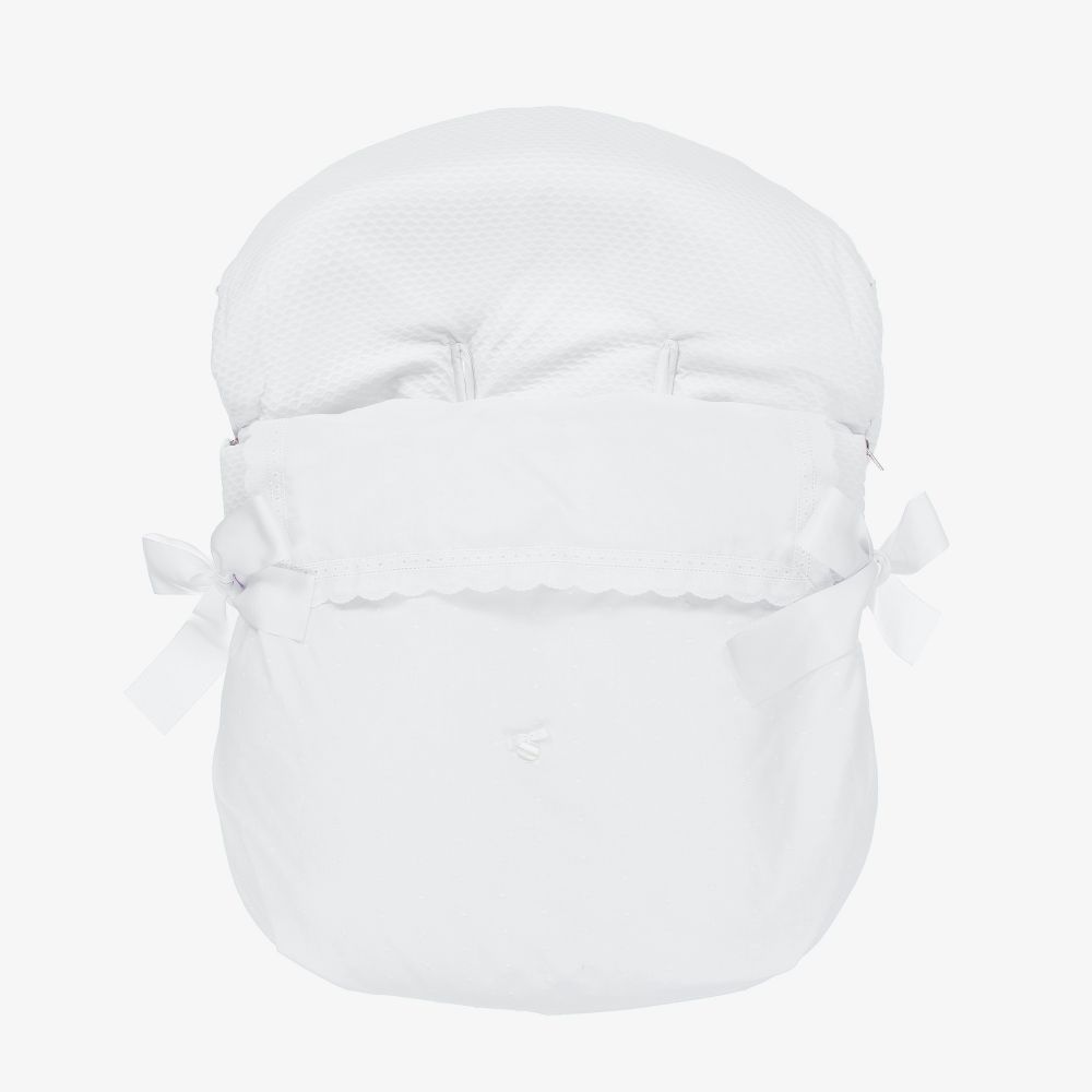 Uzturre-White Car Seat Baby Nest (75cm) | Childrensalon