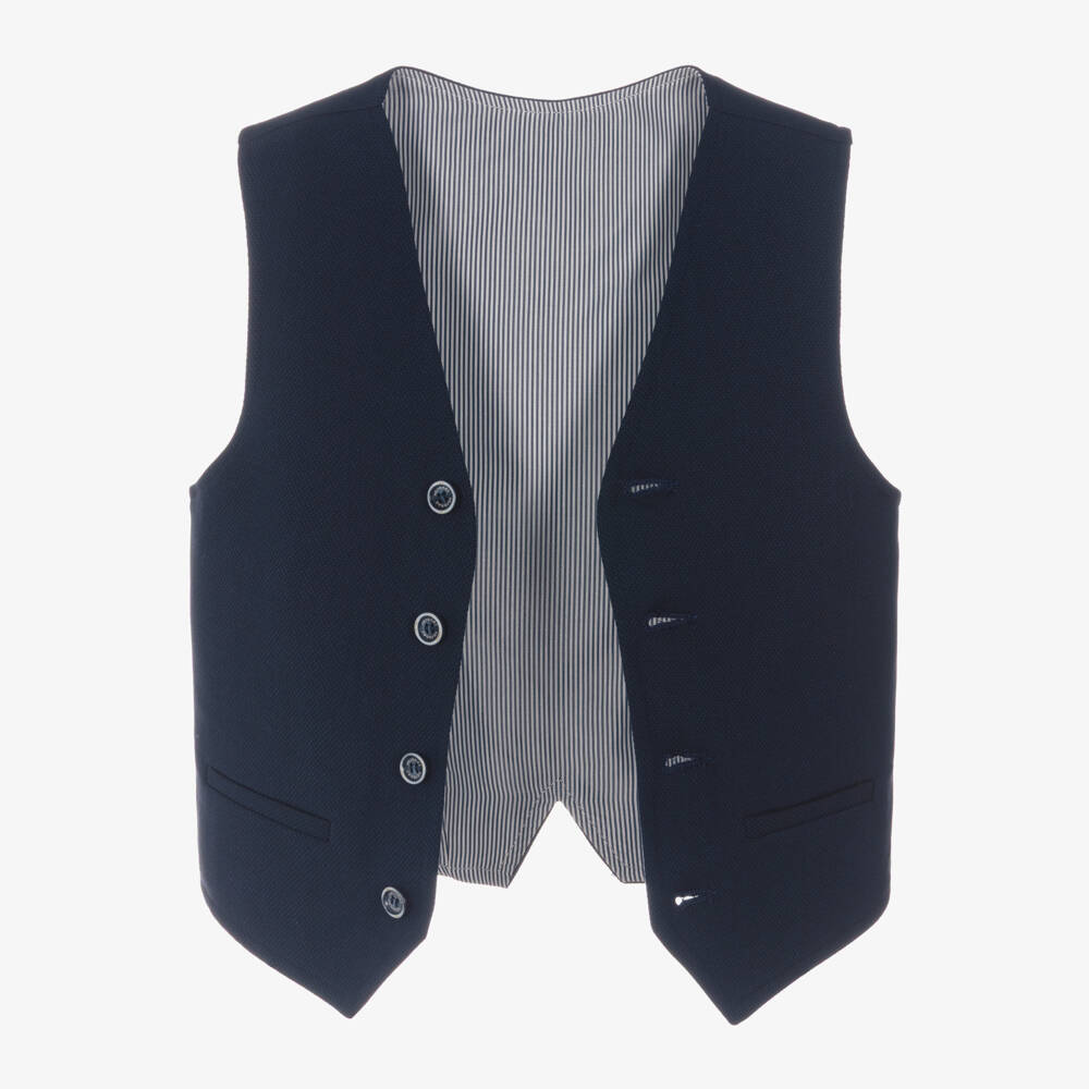 Varones One-Жилет синий для мальчиков | Childrensalon