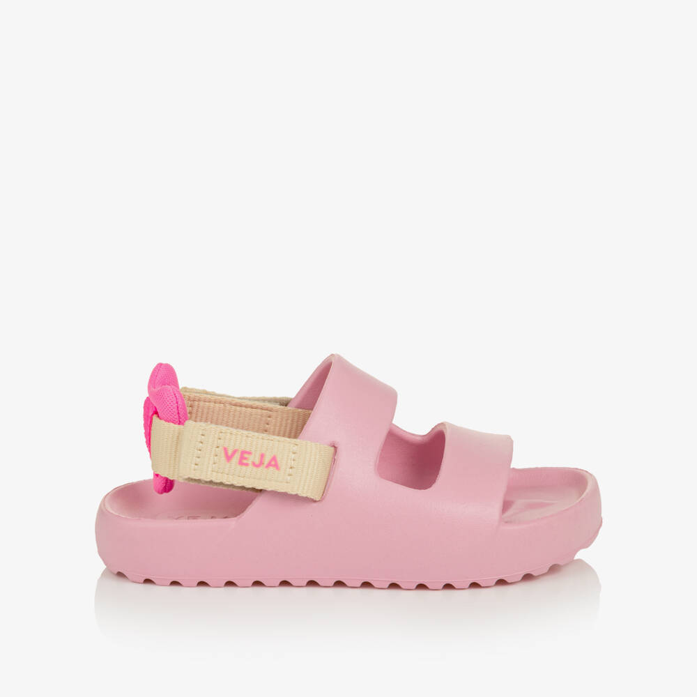 VEJA-Girls Pink Mini Etna Lite Sandals | Childrensalon
