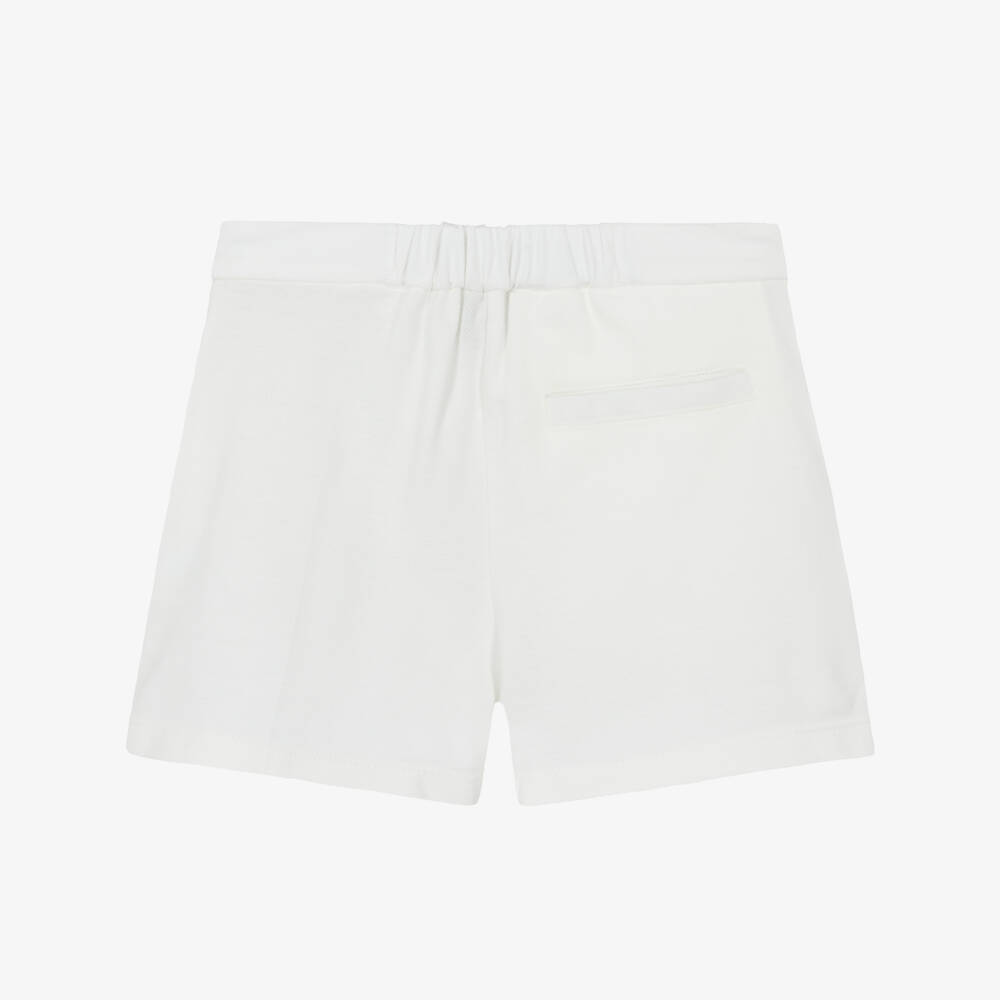 Versace-Кремовые шорты пике Медуза для мальчиков | Childrensalon