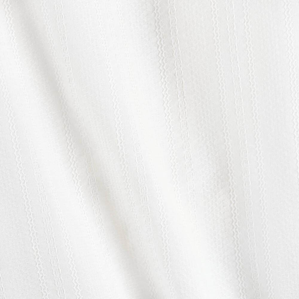 Versace-Boys White Cotton Micro Greca Shirt | Childrensalon