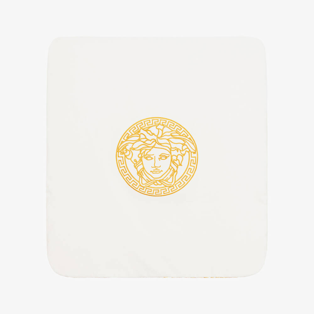Versace-Gold Medusa Blanket (73cm) | Childrensalon