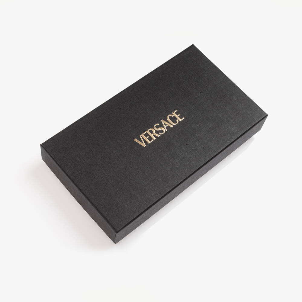 Versace-Red Fair Isle Wool Junior Socks | Childrensalon