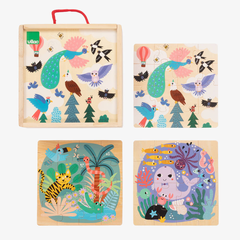 Vilac-طقم بازل خشب للأطفال (20 سم) | Childrensalon