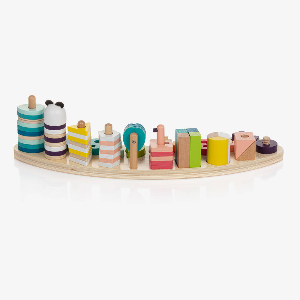 Vilac-Colourful Wooden Counting Set (44cm) | Childrensalon