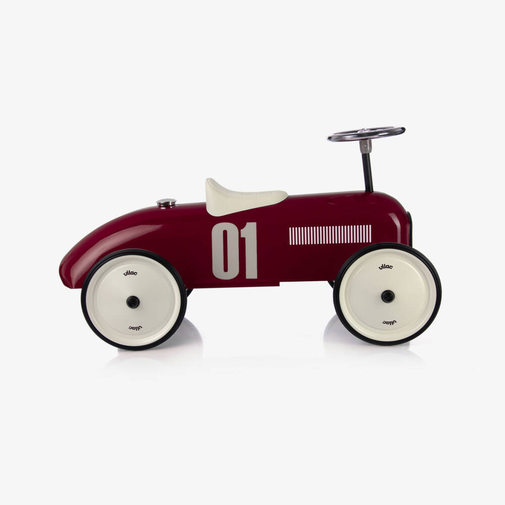 Vilac-سيارة كلاسيكية لون أحمرداكن للأطفال (76 سم) | Childrensalon