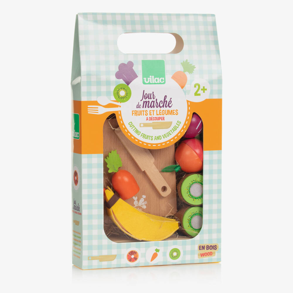 Vilac-Fruit & Vegetable Play Set (23cm) | Childrensalon