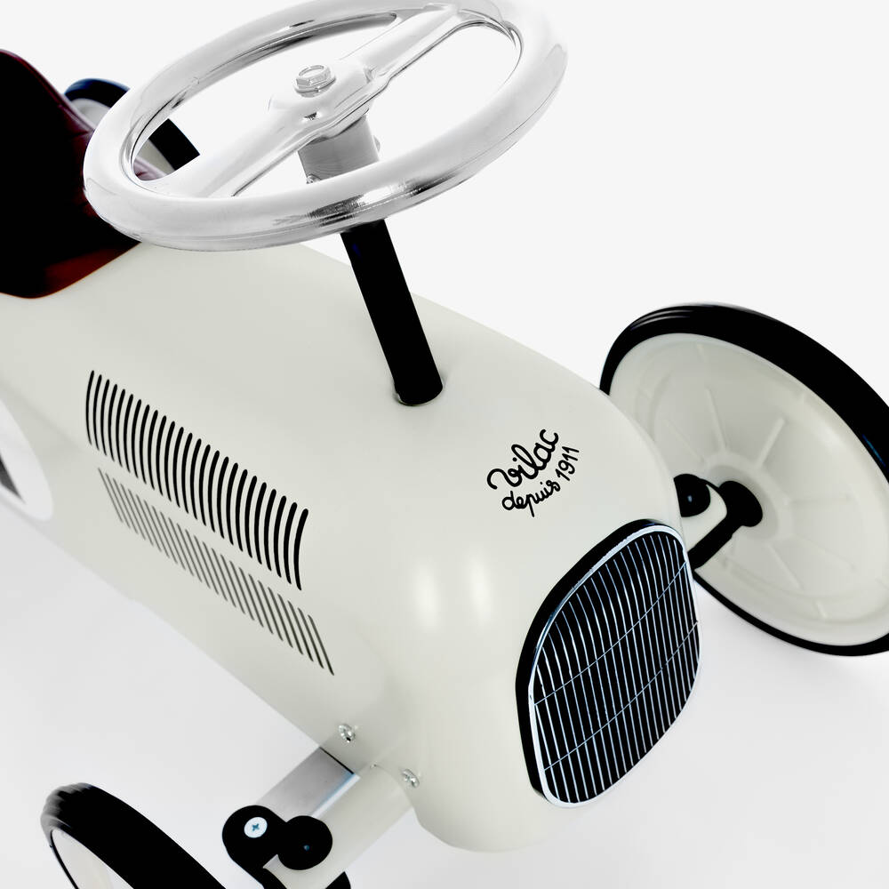 Vilac-Ivory Ride-On Vintage Car (76cm) | Childrensalon
