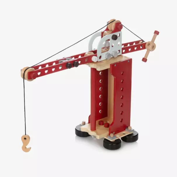 Vilac-Red Wooden Toolbox Toy (27cm) | Childrensalon