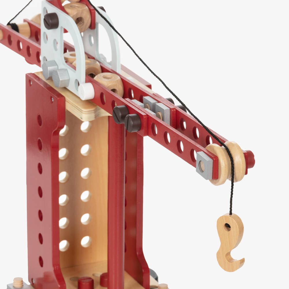 Vilac-Red Wooden Toolbox Toy (27cm) | Childrensalon