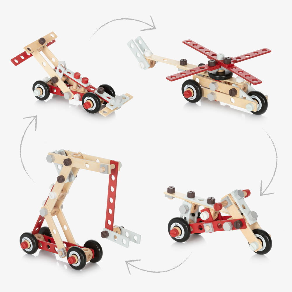 Vilac-لعبة خشبية علي شكل طاولة عمل لون احمر (73 سم) | Childrensalon