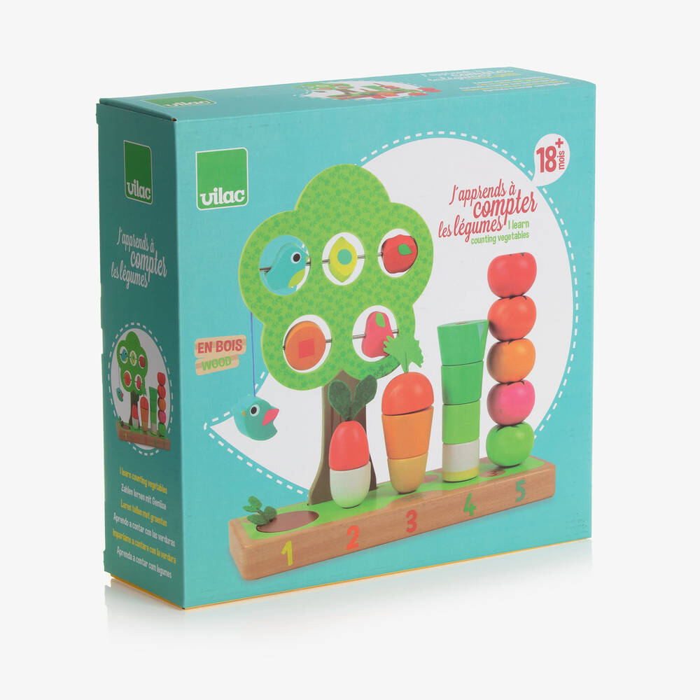 Vilac-Vegetable Counting Activity Toy (27cm) | Childrensalon