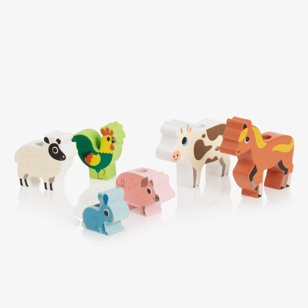 Vilac-لعبة تركيب مزرعة خشب للأطفال (40 سم) | Childrensalon