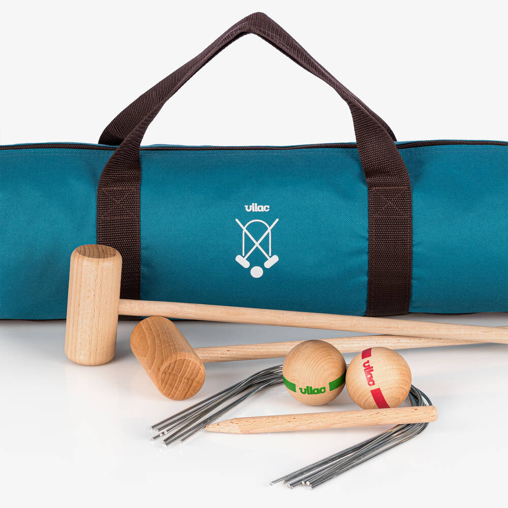 Vilac- مجموعة كروكيه خشبية للأطفال (60 سم) | Childrensalon