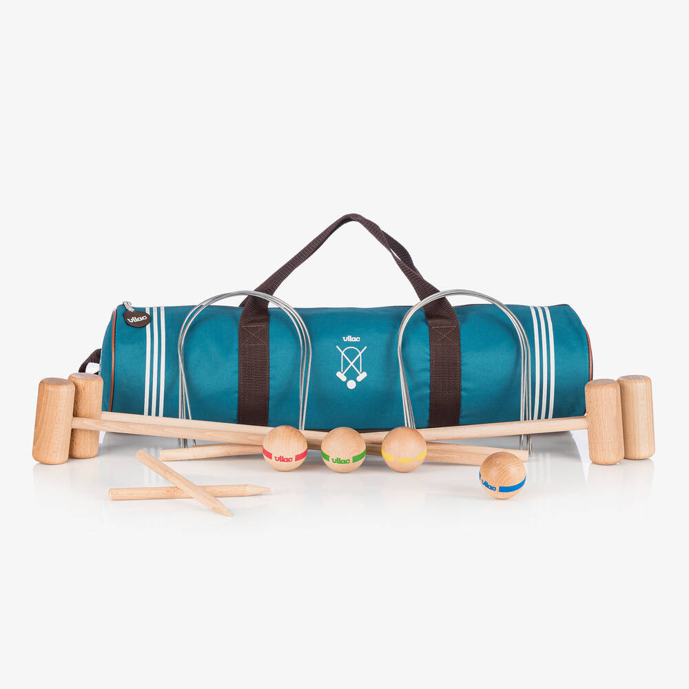 Vilac- مجموعة كروكيه خشبية للأطفال (60 سم) | Childrensalon