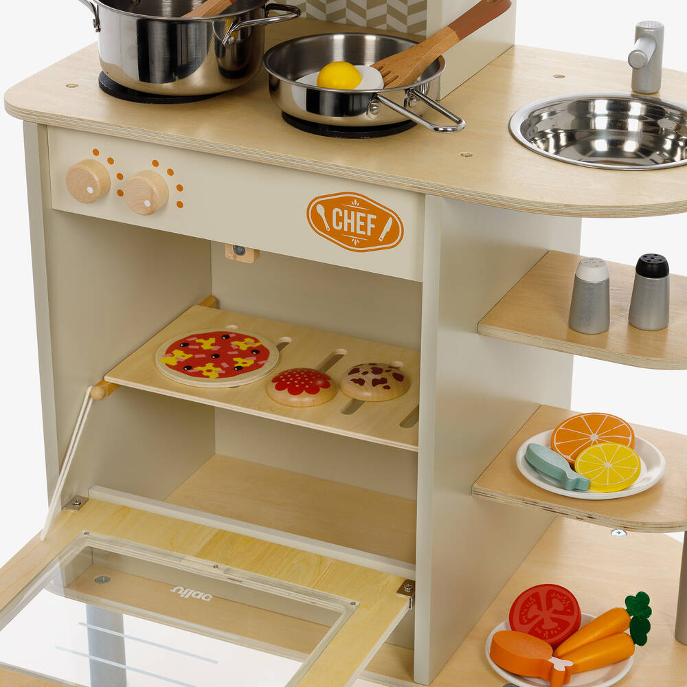 Vilac-مجموعة ألعاب مطبخ خشب للأطفال (80 سم) | Childrensalon
