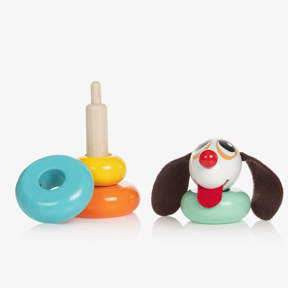 Vilac-Wooden Puppy Stacking Toy (15cm) | Childrensalon